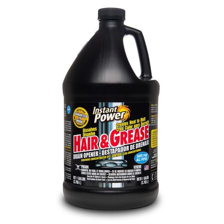 Instant Power Hair & Grease Liquid Drain Opener 1 gal