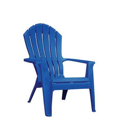 Adams RealComfort Blue Polypropylene Frame Adirondack Chair
