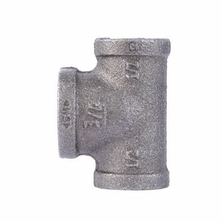 STZ Industries 1/2 in. FIP X 1/2 in. D FIP 3/4 in. D FIP Black Malleable Iron Reducing Tee