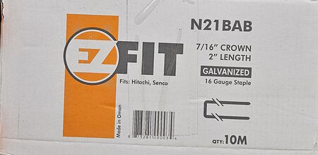 Staple EZ 16g 7/16x2 Crn EG N2