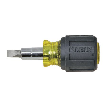 Klein Tools Stubby Multi-Bit Screwdriver/Nut Driver 3.25 in. 5 pc