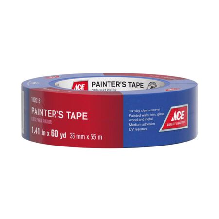 Ace Clean Release 1.41 in. W X 60 yd L Blue Medium Strength Painter's Tape 1 pk