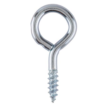 Ace 1/8 in. D X 1-1/8 in. L Zinc-Plated Steel Screw Eye 35 lb. cap. 10 pk