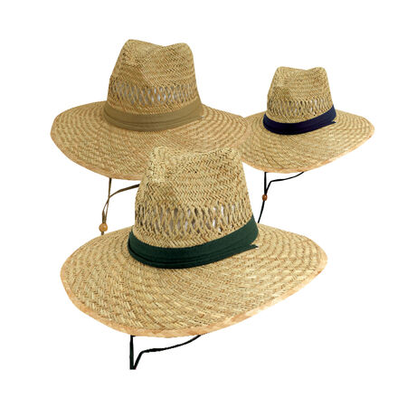 Dorfman Pacific Wide Brim Hat Natural Assorted