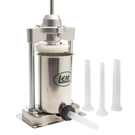 LEM Mighty Bite 5lb Stainless Steel Vertical Sausage Stuffer