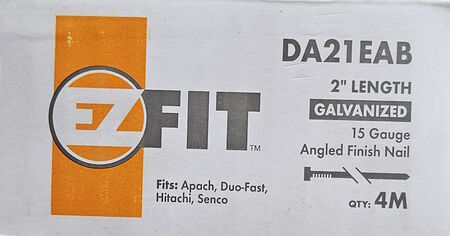 Nail EZ 2" Fin 15ga Ang EG 4M