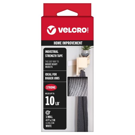 VELCRO Brand Industrial Strength Medium Nylon Hook and Loop Fastener 48 in. L 1 pk