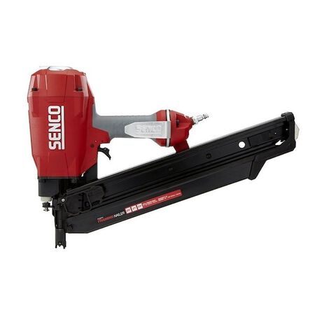 Senco Electric Framing Nailer, 63 Magazine, 20, 21, 22 deg Collation, Plastic Strip Collation, 6.7 scfm Air