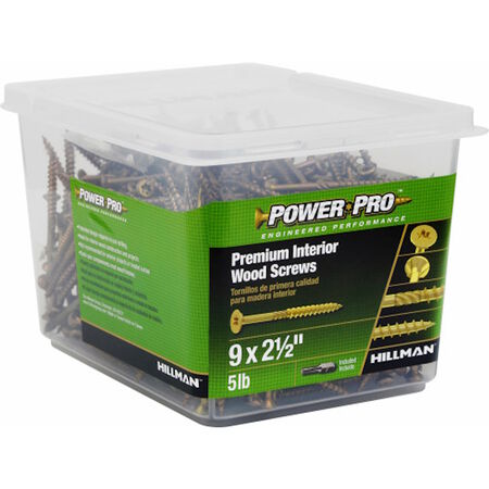 Screw Power Pro Int 9 x 2-1/2 - 5 lb.