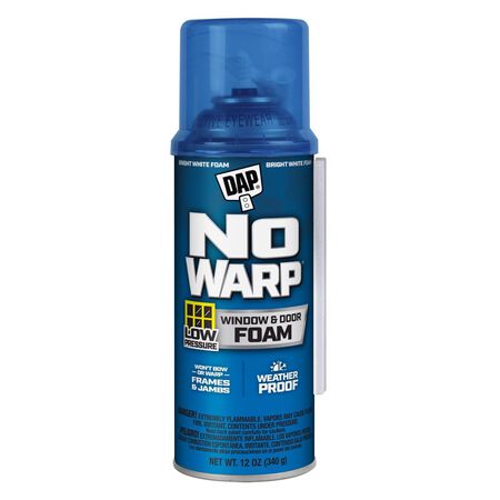 Touch 'n Foam No Warp White Polyurethane Window and Door Foam Sealant 12 oz
