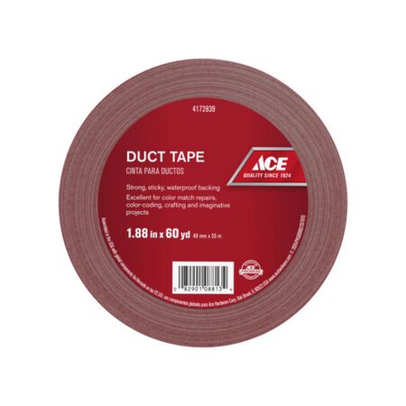 Ace 1.88 in. W X 60 yd L Red Solid Duct Tape