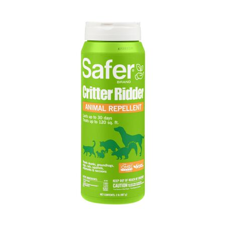 Safer Brand Critter Ridder Animal Repellent Granules For Most Animal Types 2 lb