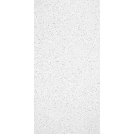 Armstrong Ceilings 4-ft. x 2-ft. Textured Contractor White Mineral fiber Drop Ceiling Tile