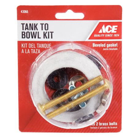 Ace Tank to Bowl Kit Brass/Rubber