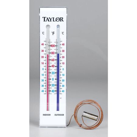 Taylor Tube Thermometer Plastic White 9.06 in.