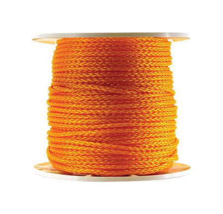Wellington 3/8 in. Dia. x 600 ft. L Twisted Poly Rope Orange - Sold by the foot