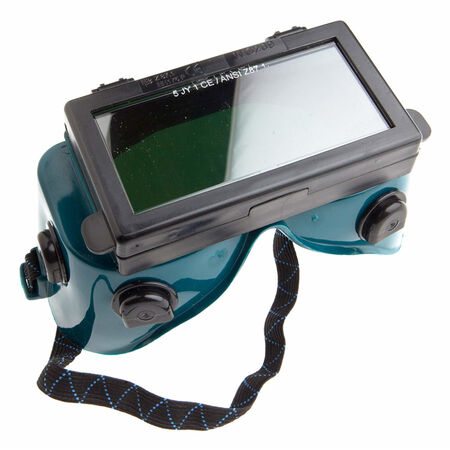 Forney 7 in. L X 3.5 in. W Welding Goggles Green 1 pk