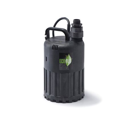 Ecoflo Thermoplastic Submersible Pump 1/2 hp 3180 gph 115 volts