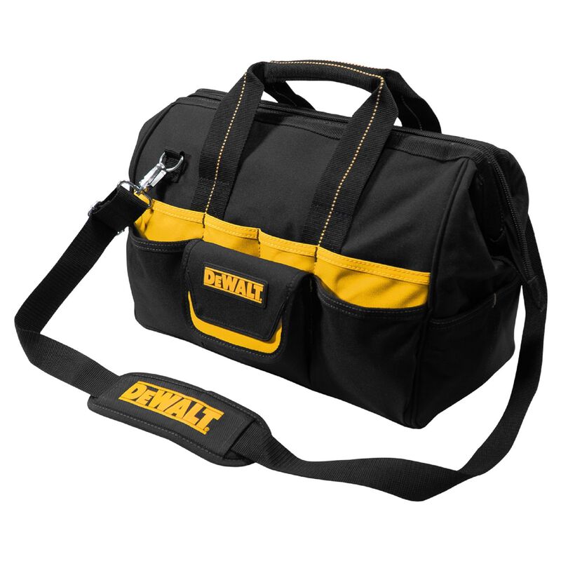 DeWalt Heavy Duty Poly Fabric Tool Bag 16 in. H 13 inside pockets 20