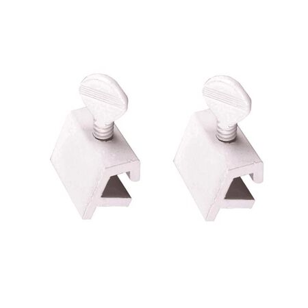 Ace White Aluminum Sliding Window Lock 2 pk