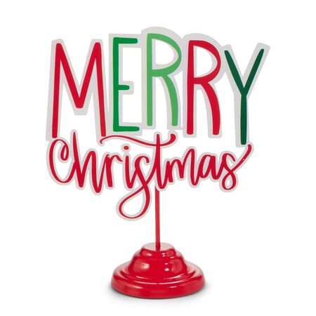 Raz Imports 12.75 in. Merry Christmas Stand