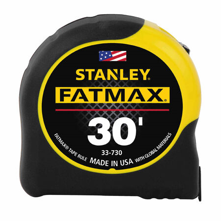 Stanley FatMax 30 ft. L X 1.25 in. W Tape Measure 1 pk