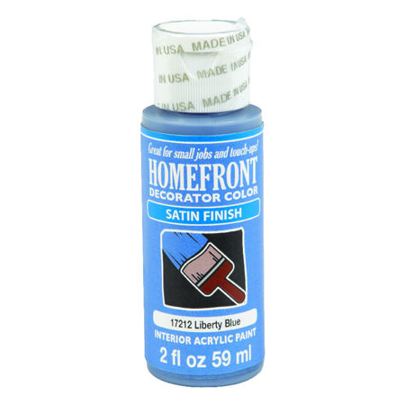 Homefront Decorator Color Satin Liberty Blue Hobby Paint 2 oz