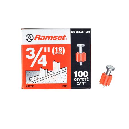Ramset 3/4 in. L Steel Hollow Head Anchor Bolts 100 pk