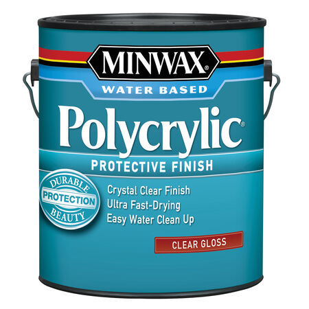 Minwax Polycrylic Protective Finish Gloss Clear Water-Based Polycrylic 1 gal