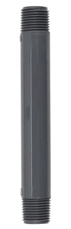 B&K Schedule 80 1/2 in. MIP X 1/2 in. D MIP PVC 6 in. Nipple 1 pk