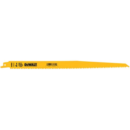 DeWalt 12 in. Bi-Metal Reciprocating Saw Blade 6 TPI 1 blade