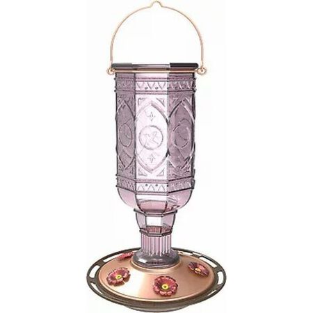 More Birds 77-JEWEL-AME Hummingbird Feeder, Jewel Amethyst, 20 oz. - Quantity 4