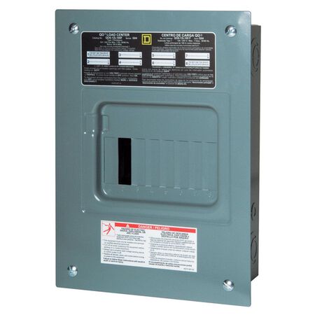 Square D QO 100 amps 120/240 V 6 space 12 circuits Combination Mount Main Lug Load Center