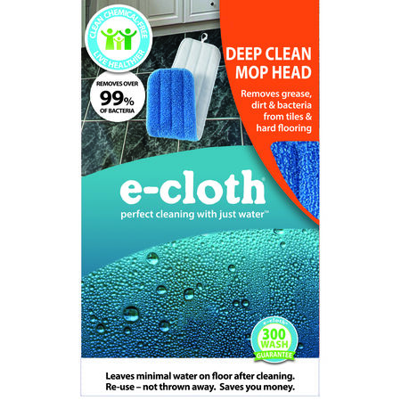 E-Cloth 6 in. W X 18 in. L Wet Polyester Blend Mop Refill 1 pk