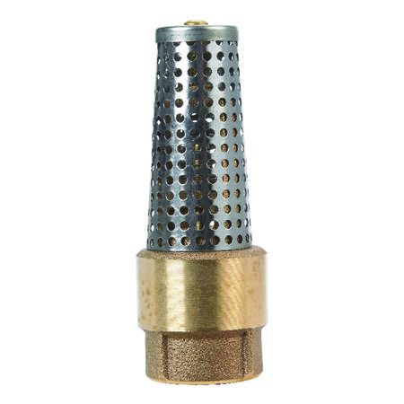 Campbell 1 in. D X 1 in. D Brass Spring Loaded Foot Valve