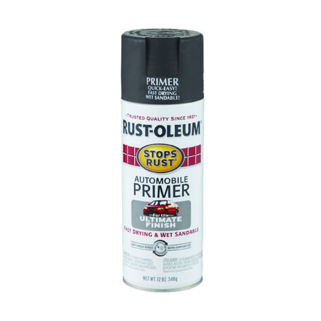 Rust-Oleum Stops Rust Dark Gray Flat Oil-Based Alkyd Spray Primer 12 oz
