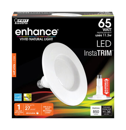 Feit Electric Enhance PAR30 E26 (Medium) LED Bulb Soft White 65 W 1 pk