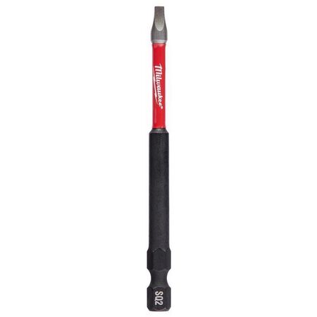 Milwaukee Shockwave Square #2 X 3-1/2 in. L Impact Power Bit Steel 1 pc