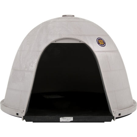 Petmate Dogloo Extra Large Plastic Dog House Gray 30.5 in. H X 39 in. W X 39.5 in. D