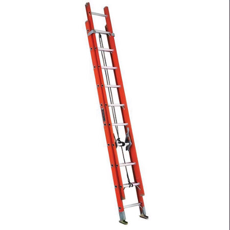 20 ft Louisville FE3220 Fiberglass Extension Ladder, Type IA, 300 lb Load Capacity
