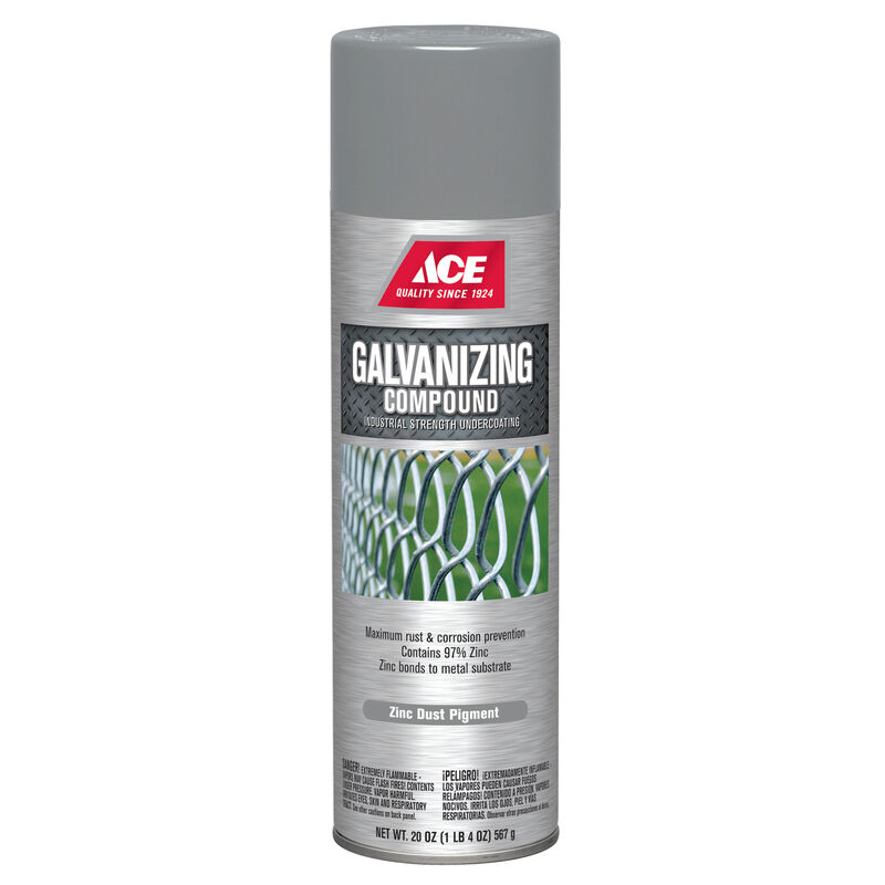 Ace Gray Cold Galvanizing Compound Spray 20 Oz Stine Home Yard 