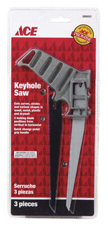 Ace Keyhole Saw 7 in. L Metal