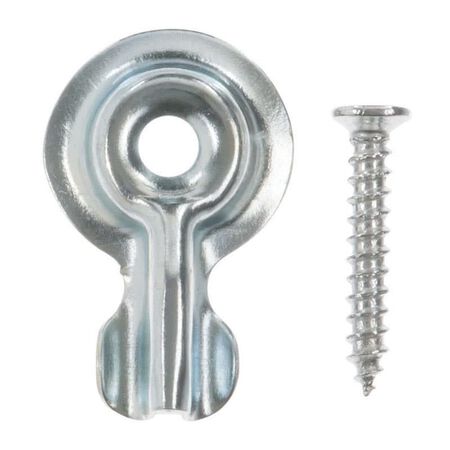 Ace Zinc-Plated Silver Steel Screen/Storm Turn Buttons 4 pk