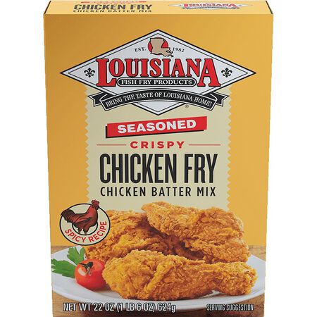 Louisiana Fish Fry Products Seasoned Crispy Chicken 22oz
