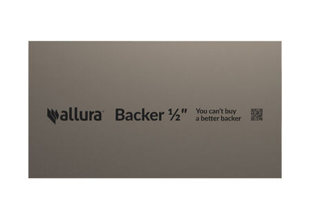 Allura 1/2 x 3' x 5' Fiber Cement Backer Board