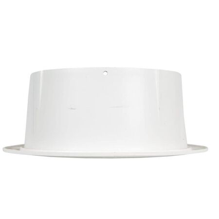 Halo Matte White 6 in. W Metal Recessed Baffle and Trim