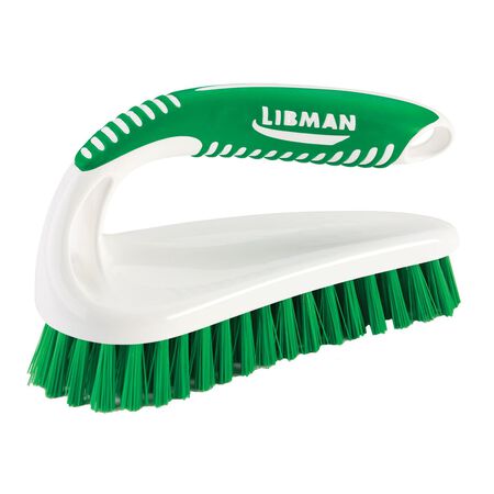 Libman 2.5 in. W Hard Bristle 7 in. Plastic/Rubber Handle Scrub Brush