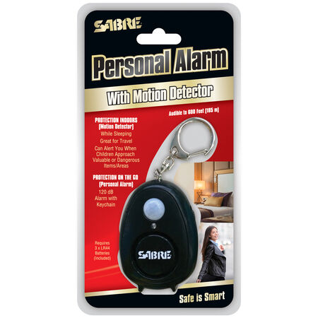 Sabre Black Plastic Personal Security Alarm