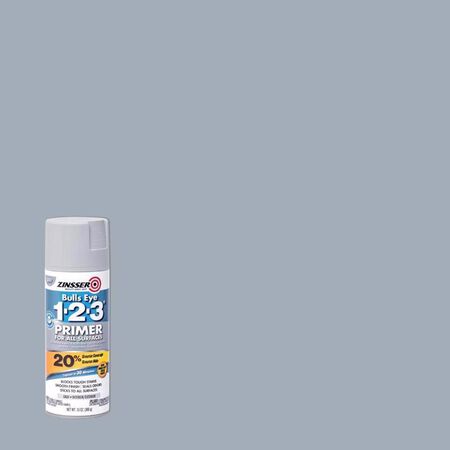 Zinsser Bulls Eye 123 Gray Water-Based Alkyd Primer 13 oz