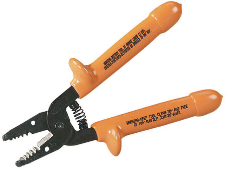 Klein Tools 18 Ga. 7 in. L Wire Stripper/Cutter